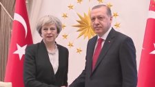 İngiltere Başbakanı Theresa May Cumhurbaşkanı Erdoğan'ı ziyaret etti