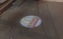 Mc Donald's Logo Yansıt Dış ortam Sabit