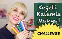Keçeli Kalemle Makyaj Challenge | Sebile Ölmez