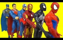 Guess Super Heroes Under Play Doh Cans | Super Heroes Finger Family Nursery Rhymes