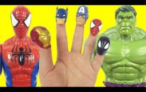 Spiderman vs Hulk Finger Family Song | Daddy Finger Nursery Rhymes For Children