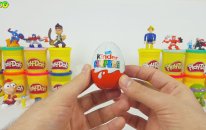 Little Einsteins Giant Play Doh Surprise Egg Thomas Disney Cars Inside Out MLP Kinder Surprise