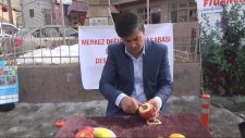 5 Metre Elma Kabuğu Soyan Adam
