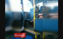 Başörtülü Genç Kıza Minibüste Çirkin Saldırı