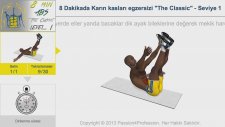 8 Dakikada Karın Kasları Egzersizi - Seviye 1