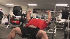 Eddie Hall 225kg İncline Bench Press For 7 Reps