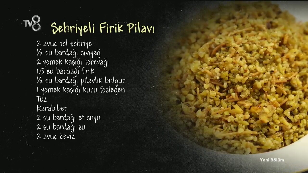 Firik Pilavı Tarifi – Pilav Tarifleri Firik Pilavı Tarifi – Pilav Tarifleri