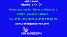 ANKARADA PİYANİST ŞANTÖR - 0532 732 08 09