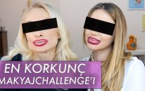Ters Makyaj Korkunç Challenge !!! Ecem Karavus | Sebi Bebi
