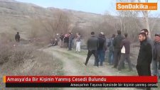 Amasya'da Bir Kişinin Yanmış Cesedi Bulundu