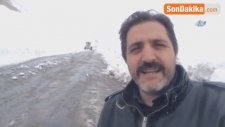 Van-Bahçesaray Karayolunda Karla Mücadele Çalışması Sürüyor