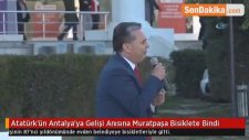Atatürk'ün Antalya'ya Gelişi Anısına Muratpaşa Bisiklete Bindi