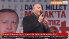 Bakan Süleyman Soylu Mamak'ta Vatandaşlara Hitap Etti