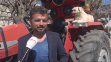 Traktörüne 7 Bin Watt'lık Ses Sistemi Taktıran Çiftçinin Neşesi
