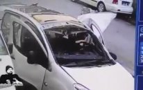 sigara haraamdır tüp dolu arabada sigara yakıyor araba harap oluyor sigaradan uzak durun