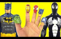 Batman vs Venom Finger Family Song | Daddy Finger Nursery Rhymes For Children