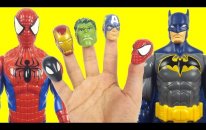 Spiderman vs Batman Finger Family Song | Daddy Finger Nursery Rhymes For Children