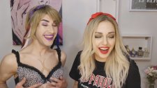 Gay Arkadaşına Göğüs Kontürü Yapan Youtuber