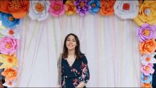 Kağıttan Dev Çiçek Yapımı / Giant Paper Flower DIY