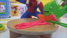 Spiderman ve Barbie Harika Kanatlar çantalı oyun hamuru seti açıyor Spidermen'e hamurdan saç yaptık