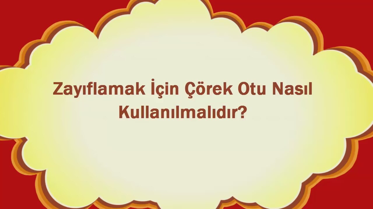 Çörek Otu ile Zayıflamak Çörek Otu ile Zayıflamak