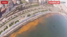 Marmara Denizi Turuncuya Büründü