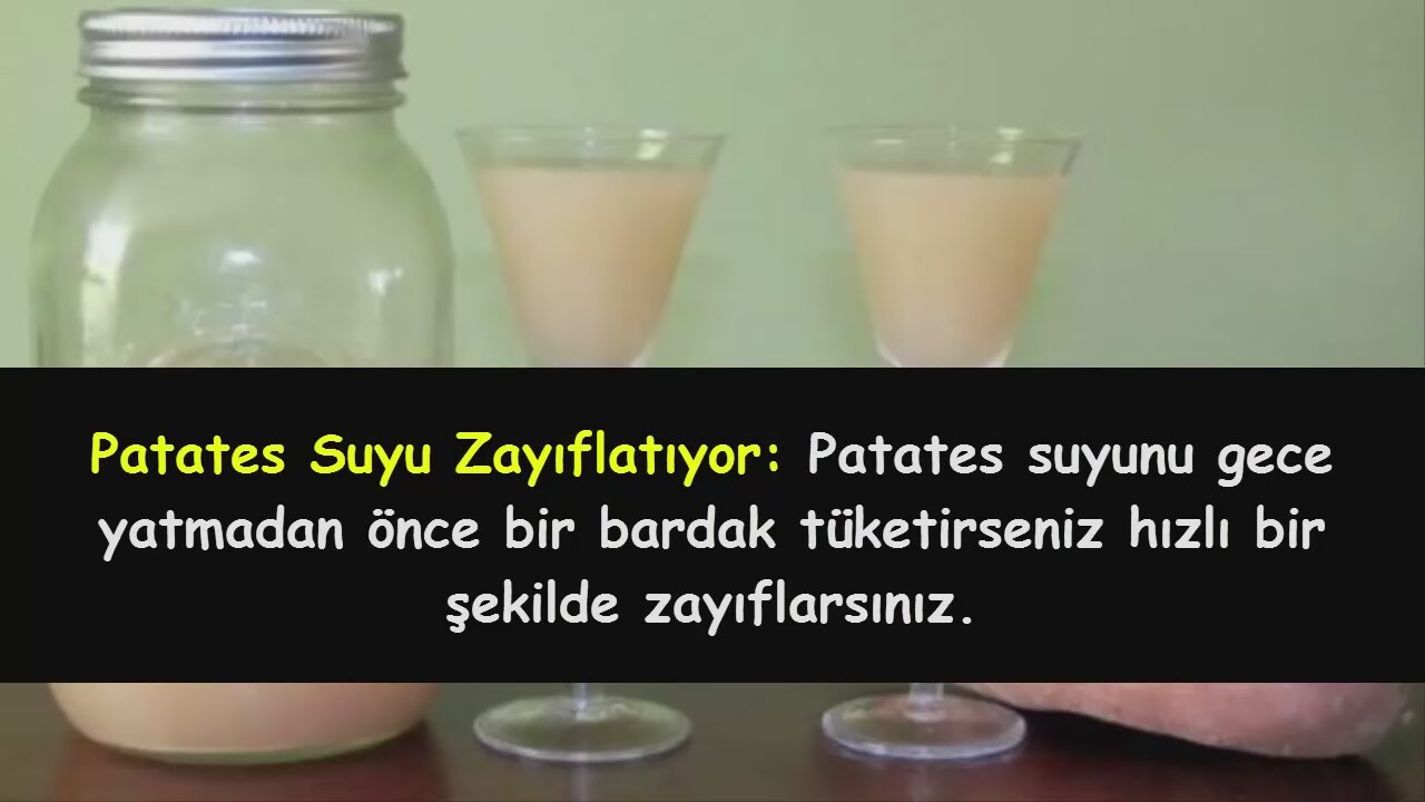 Patates Suyu Zayıflatırmı: Patates Suyu İle Zayıflama Patates Suyu Zayıflatırmı: Patates Suyu İle Zayıflama