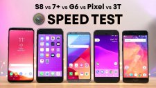 Samsung Galaxy S8, iPhone 7 Plus, Google Pixel ve OnePlus 3T Hız Testinde