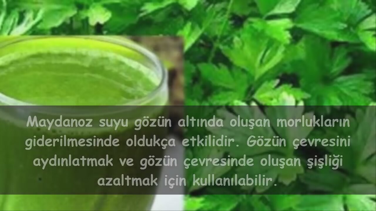 Maydanoz suyu ile zayıflama Maydanoz suyu ile zayıflama
