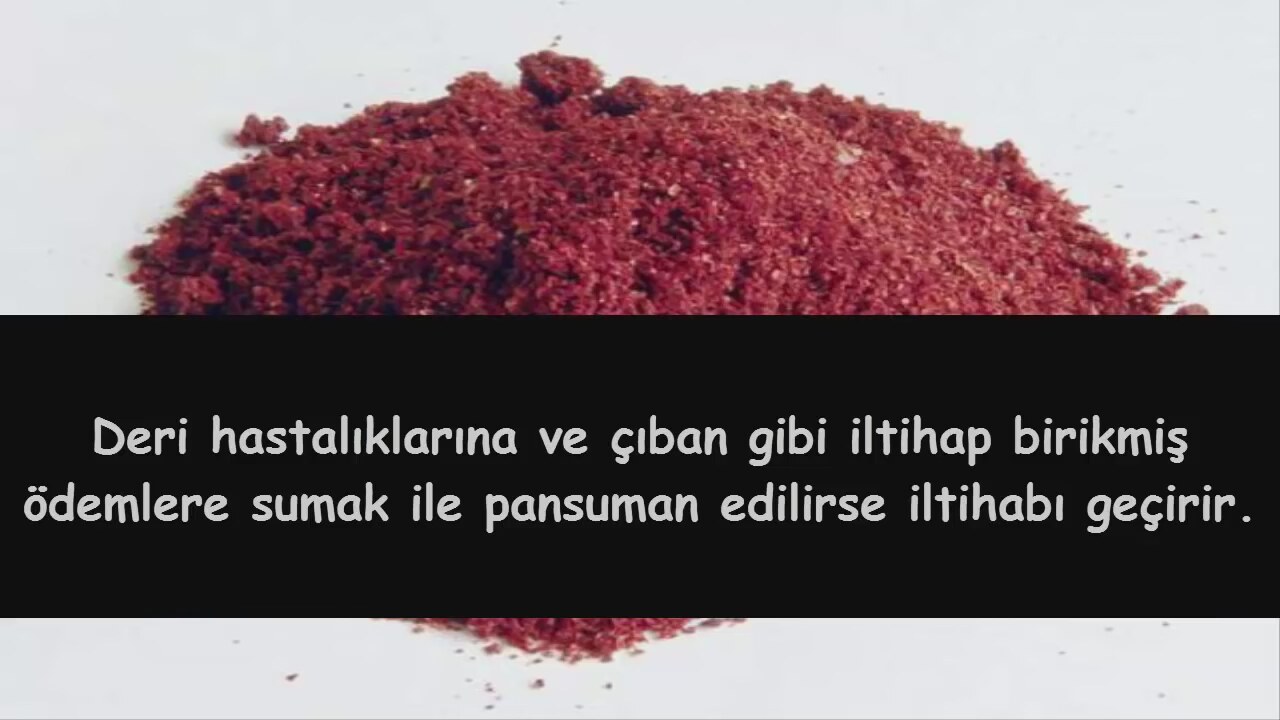 Sumak faydaları Sumak faydaları