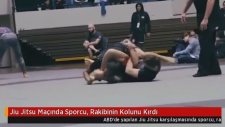 Jiu Jitsu Maçında Sporcu, Rakibinin Kolunu Kırdı
