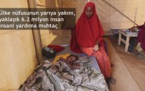 Somali'de acil gıda,içme suyu,ilaç ihtiyacı var.