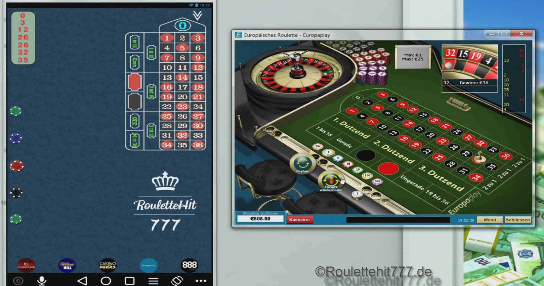 Roulette hits