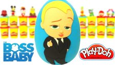 Patron Bebek Sürpriz Yumurta Oyun Hamuru - The Baby Boss Oyuncakları Emojiler