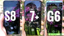 Galaxy S8, iPhone 7 Plus ve LG G6 Karşılaştırması (Hangisi daha hızlı?)