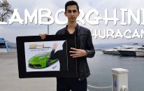 Marker Ve Kuru Boya Kullanarak Lamborghini Çizdim!