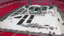 Wembley Stadyumunun, Joshua-Klitchsko Maçına Hazırlanması