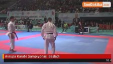 Avrupa Karate Şampiyonası Başladı