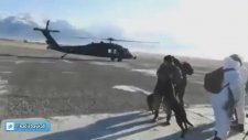 Operasyonda Helikopterle Drift Yapan Türk Pilot