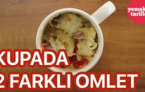 Kupada 2 Farklı Omlet Tarifi | Mikrodalgada Tarifler | Yemek Tarifleri