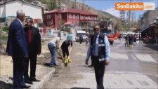 Başkale'de Bahar Temizliği Başladı