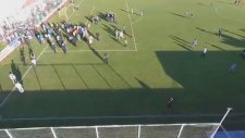 Amedspor'un Son Dakika Golü Sonrası Kavga Çıkarması! - Drone Kamerası