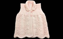 Deniz Dalgası Örgü Modeli Kız Bebek Yeleği Nasıl Yapılır? (Baştan Sona Anlatım) - knitting