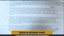 Bursa Metrosunda Kadına Saldırı