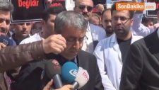 Hastane Çalışanlarından Saldırıya Kınama