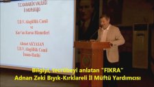 MÜftü Adnan Zeki Bıyık'ın PAPAĞAN Fıkrası Salonu Güldürdü