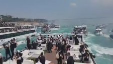 Beşiktaş'ın Kutlamasındaki Tekne Kazasının Görüntüleri
