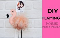 Dıy Flamingo Notluk / Note Holder