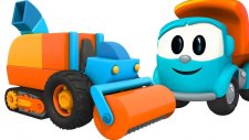 Meraklı Kamyon Leo - Asfalt yapıyoruz! - (Leo the Truck 60 Asphalt)