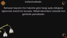 Ramazan Bayramı Hicri Takvime Göre Hangi Ayda